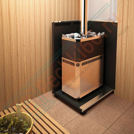 Печь для бани Русь-27 ЛНЗП Профи Панорама (1.1) (Теплодар) до 27 м3