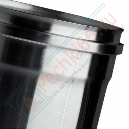 Сэндвич-отвод 90° (AISI-316L/0,8-AISI-304/0,5) d-120/220 (Craft-HF-50B)