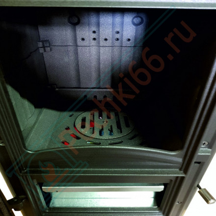 Чугунная печь Dora 8 N, зеленая (Plamen) до 144 м3