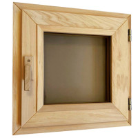 Окно 60x60, стекло бронза, Ольха (Woodson) Окно 60x60, стекло бронза, Ольха (Woodson)