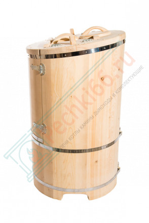 Фитобочка из кедра круглая гигант со скосом (НКЗ)