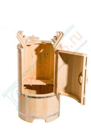 Фитобочка из кедра круглая гигант со скосом (НКЗ)