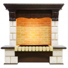 Портал Pierre Luxe угловой - Темный дуб / Шампань (Высота 1035мм)