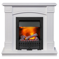 Каминокомплект Boston - Белый (Высота 925см) с электроочагом Danville Black FB2 (Dimplex)
